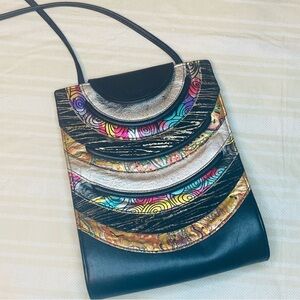 Elegant Multicolor Crossbody Bag